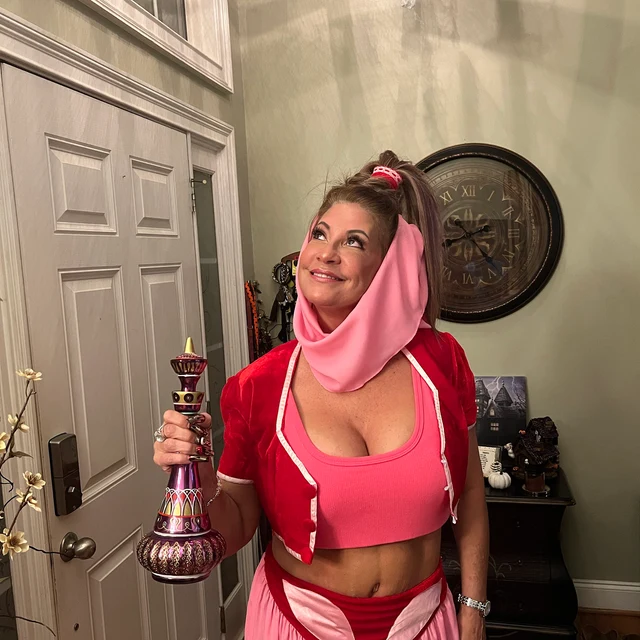 Genie Bottle Statue