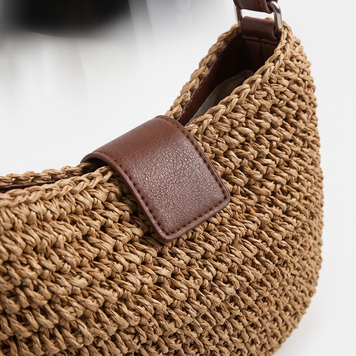 Straw Crossbody Bag
