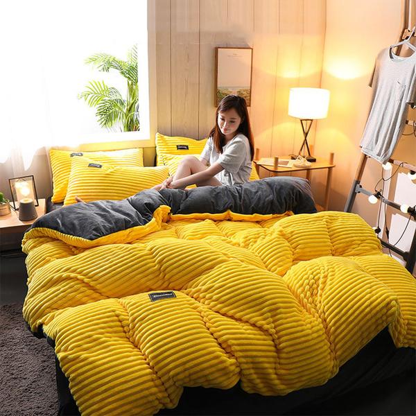 Corduroy Duvet Cover Set