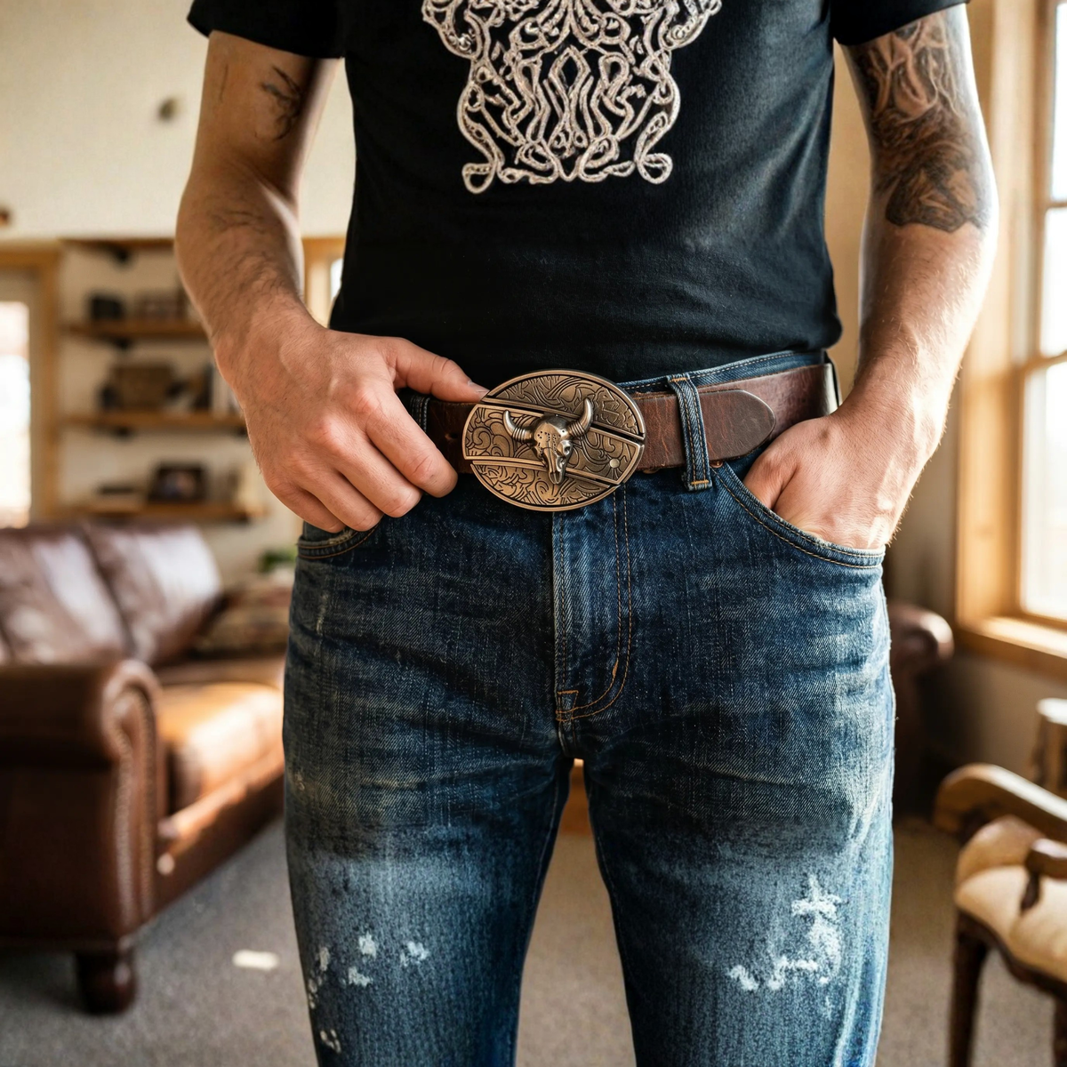 Cowboy Belt Buckle