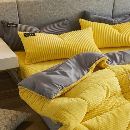 Corduroy Duvet Cover Set