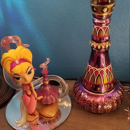 Genie Bottle Statue