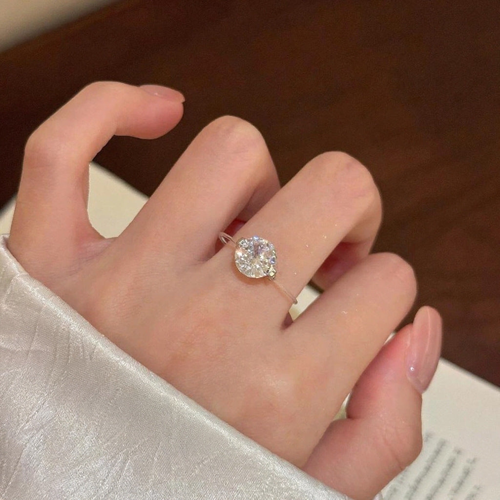 Moissanite Ring