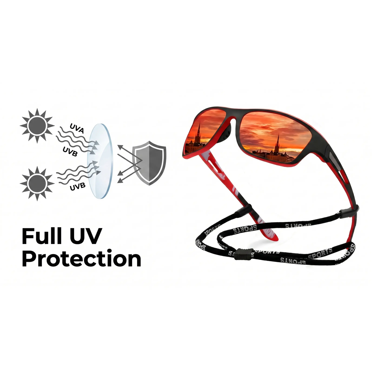 Polarized Sports Sunglasses
