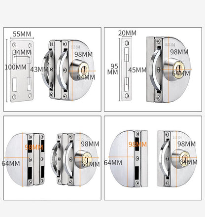 Glass Door Lock