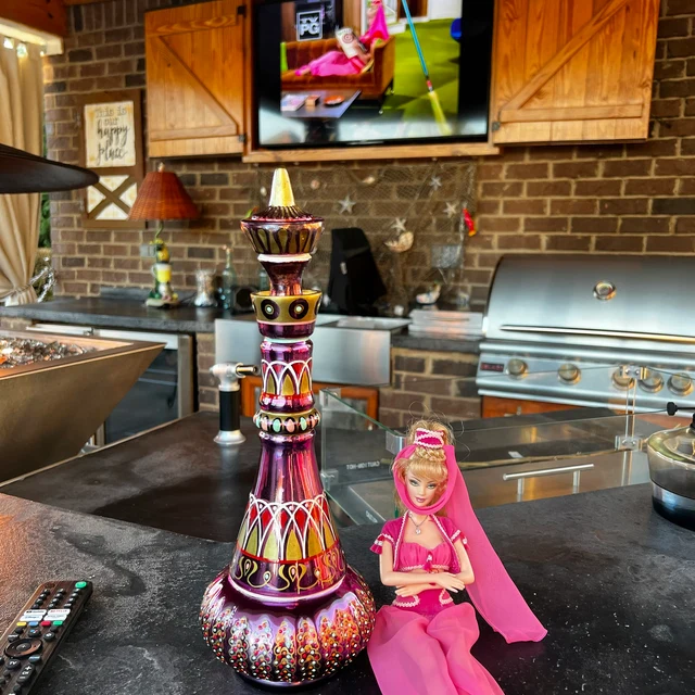 Genie Bottle Statue