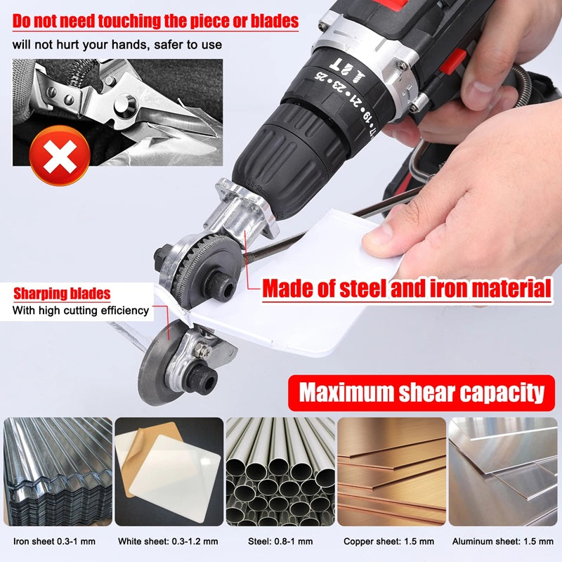 Drill Metal Cutting Attachment